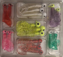 Pro Fishing Lure 17pce Bass Jig Head Lures