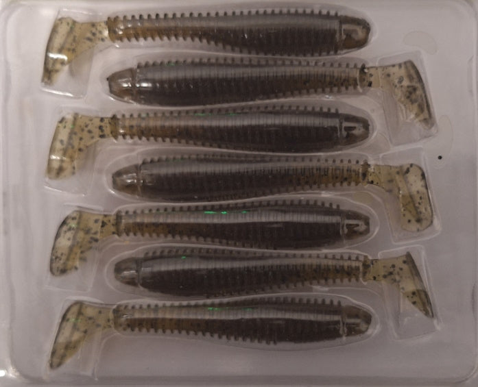 Kaida Original Soft bait 8cm Wide Tail - Pumpkin