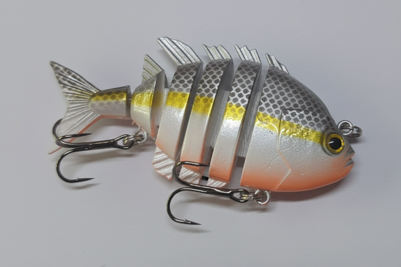 Kaida Bionic Lure 80mm Silver Yellow White