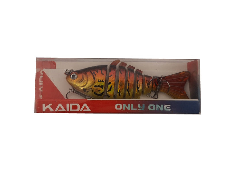 Kaida Bionic Lure 100mm Black Red Yellow