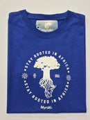 Myraki Mens Rooted Royal Blue T-Shirt