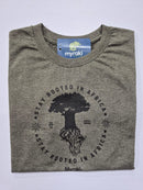 Myraki Mens Rooted Olive T-Shirt