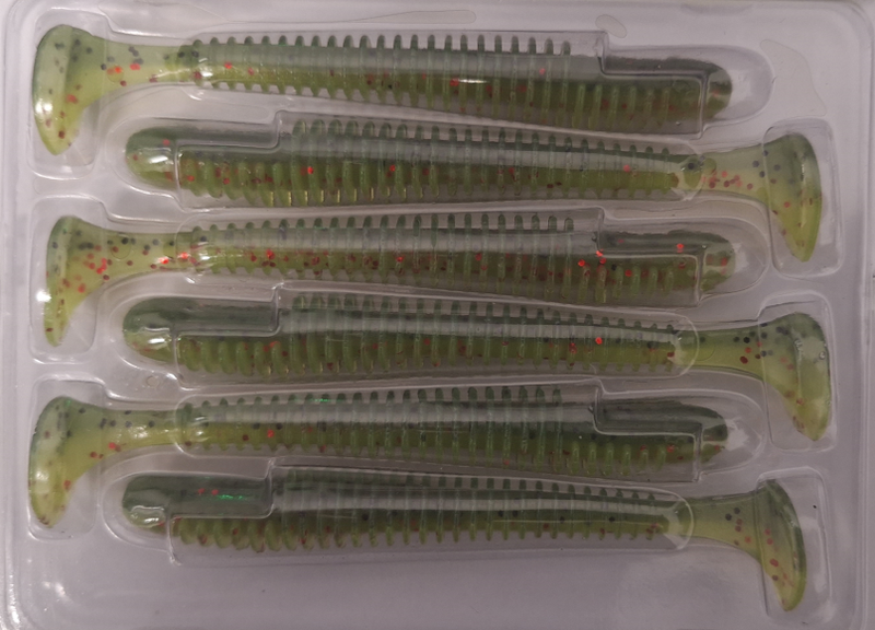 Kaida Original Soft bait 12cm Wide Tail - Green Lemon