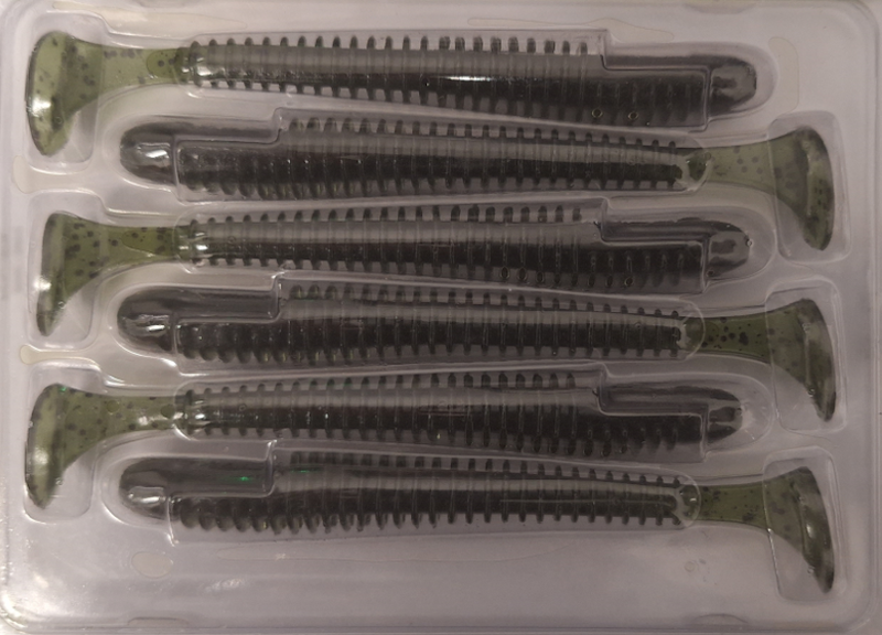 Kaida Original Soft bait 12cm Wide Tail - Green Pumpkin