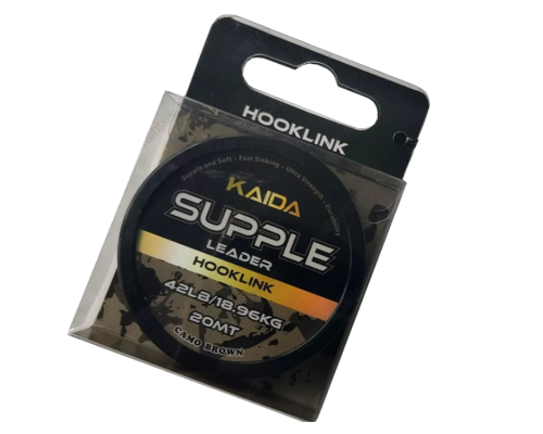 Kaida Supple Leader 20m 42LB Leader Line Braided Fishing Cord