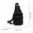 Silver Knight Multi-Purpose Tactical Shoulder bag with Loops - Black