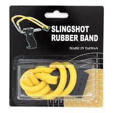 Slingshot rubber band Yellow