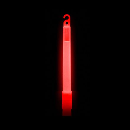 Cyalume SnapLight 6" Red Safety Light Stick - 12 Hr Duration