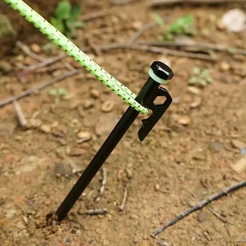 9pcs Heavy Duty Tent Stake and Hammer