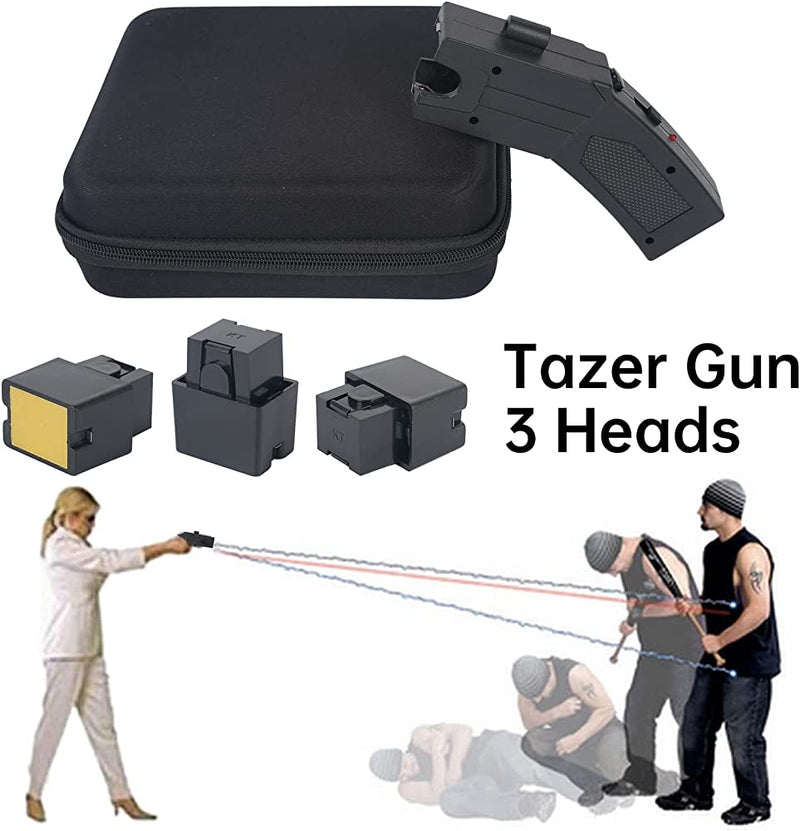Tazer Gun with 3 x 5m Gunpowder cartridges and pouch