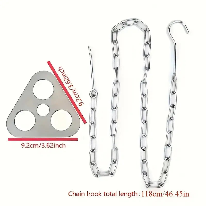 Stainless Steel Survival Tripod Stand Kit