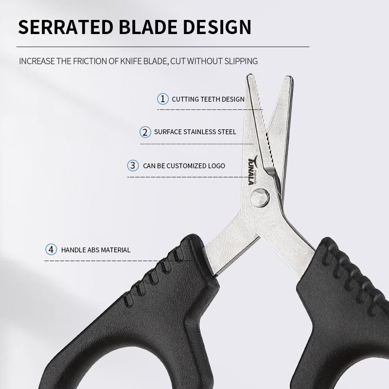Tunala Stainless Steel Fishing Scissors Inox 9cm