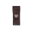 Victorinox Brown Leather Pouch For Swiss Tool Spirit w/Hook and Loop Fastener