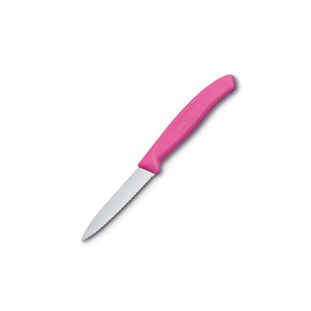 Victorinox Swiss Classic Paring Knife Serrated Pink - 8cm