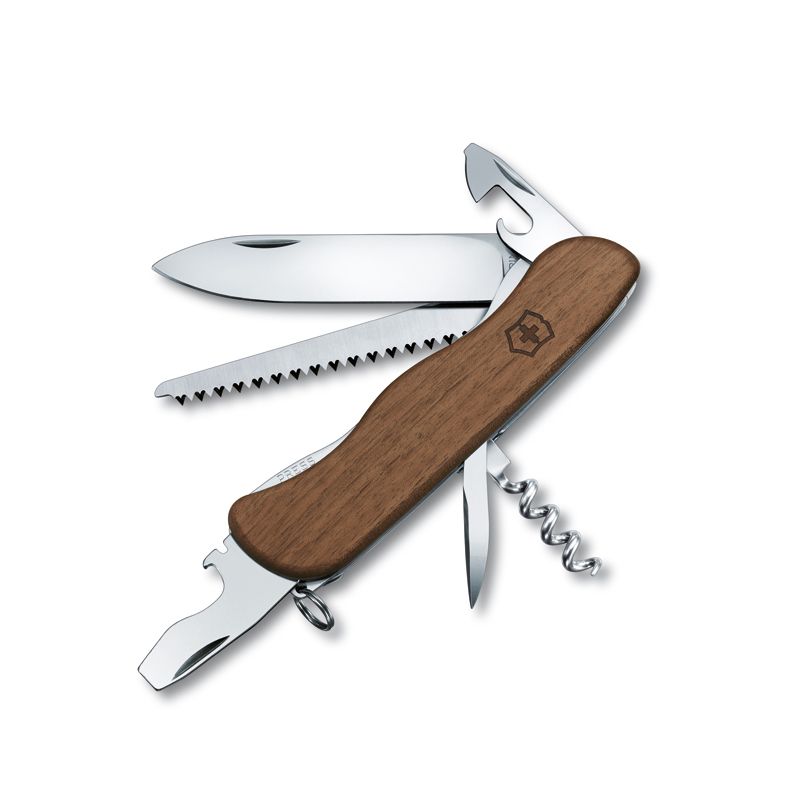 Victorinox Forester Wood - Walnut Wood w/Liner Lock Blade 111mm