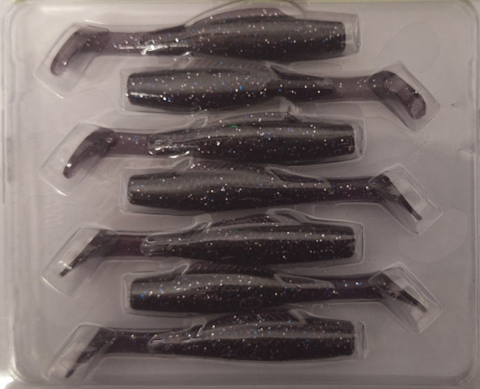 Kaida Original Soft bait 8cm Wide Tail - Violet