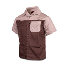 Wildebees WBB090 2 Tone Twill Kids Shirt Short Sleeve