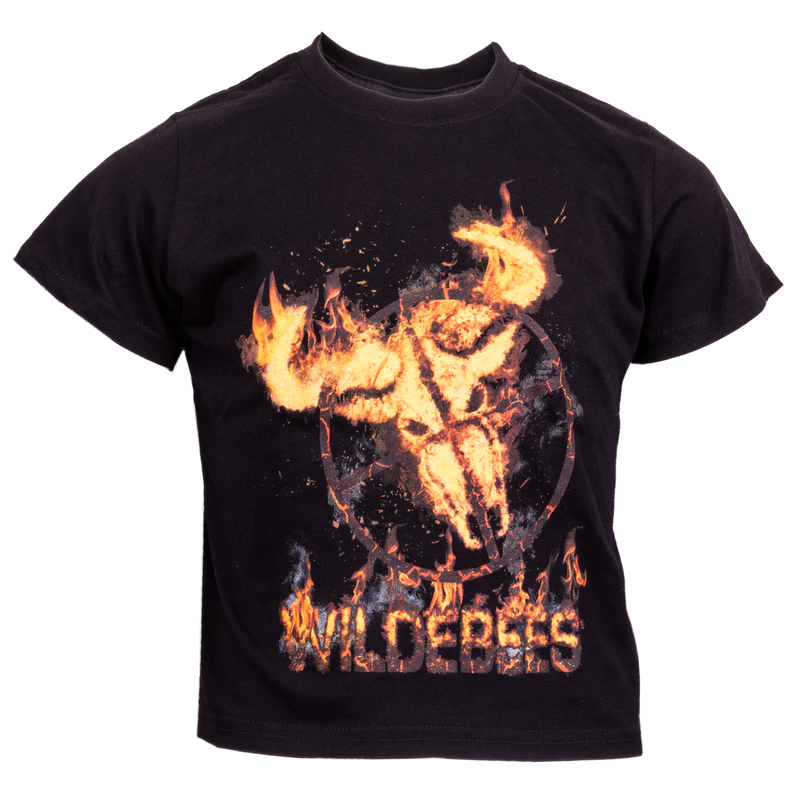 Wildebees WBB127 Black Flame Target Boys Tee S23