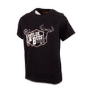 Wildebees WBB193 Black Windpomp Badge Boys Tee