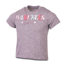 Wildebees WBG100 Grey Mel Glitter Rainbow Meisie Tee