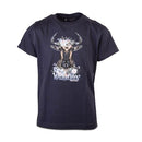 Wildebees WBG133 Graphite Pretty Wildebees Wreath Girls Tee