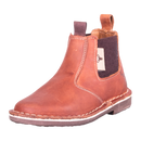 Wildebees WBK959 Tan Buffalo Kids Chelsee Pull Up Leather Boot