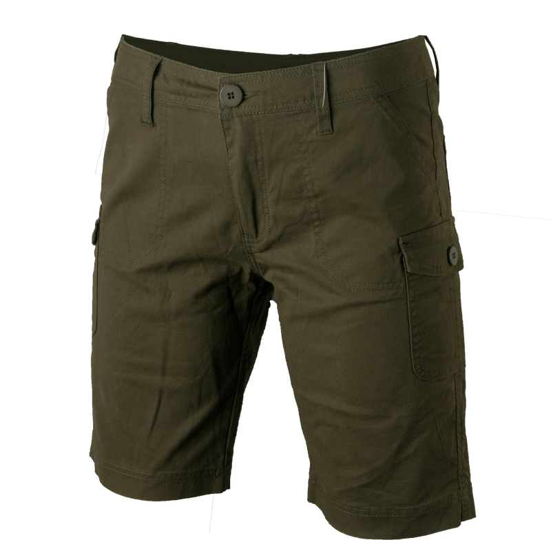 Wildebees Ladies Stretch Cargo Short Sage