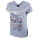 Wildebees WBL487 Duck Egg Melange Animal Foil Tee S23