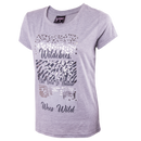 Wildebees WBL487 Grey Melange Animal Foil Tee S23