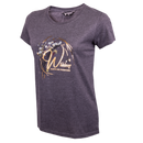 Wildebees WBL494 Charcoal Melange Bee Wreath Tee S23
