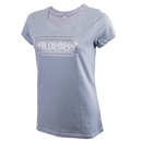 Wildebees WBL495 Duck Egg Melange Zebby Text Tee S23