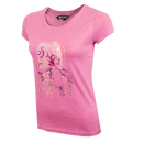 Wildebees WBL499 Primrose Melange Brushstroke Skull Tee S23