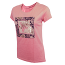 Wildebees WBL504 Blush Melange Paisley Block Tee S23