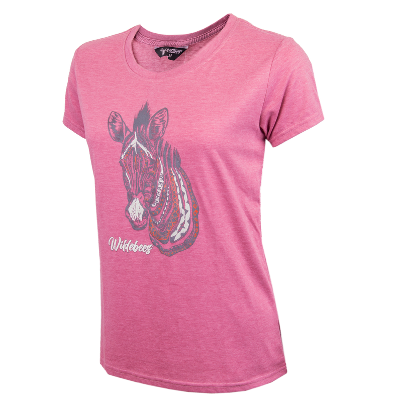 Wildebees WBL506 Primrose Melange Africa Zebra Tee S23