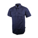 Wildebees Mens Casual Canvas Cotton Shirt Dark Navy