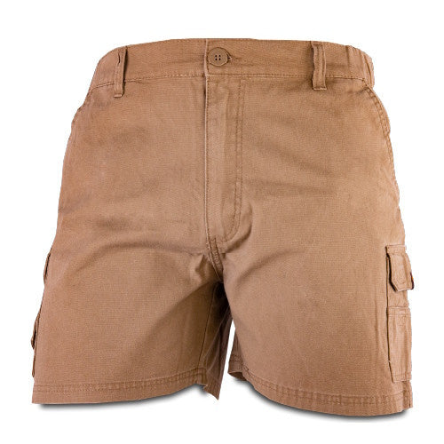 Wildebees Mens Casual Shorts Tobacco