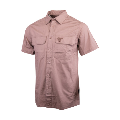 Wildebees WBM701 Flexi Stretch S/S Shirt - Khaki