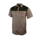 Wildebees WBM816 Mens Two Tone Shirt - Khaki/Olive