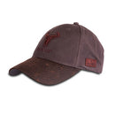 Wildebees WBM836 Charcoal/Choc Oilskin 2 Tone Cap
