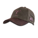 Wildebees WBM836 Olive/Choc Oilskin 2 Tone Cap