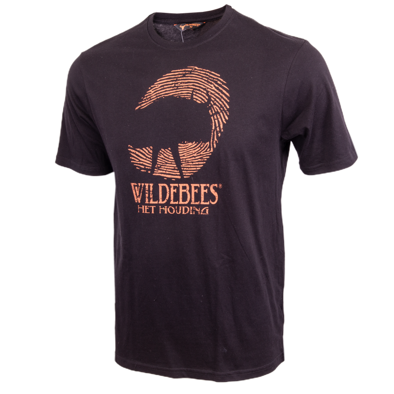 Wildebees WBM861 Black Finger Print Tee