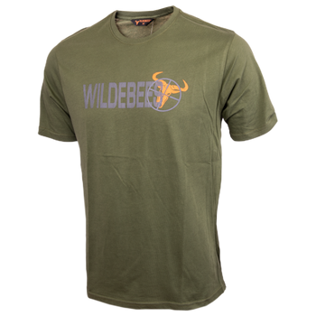 Wildebees WBM862 Army Green Vertical Line Scope Tee