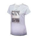 Wildebees WLA021 White Animal Instinct Block Tee