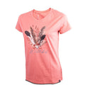 Wildebees WLA026 Burnt Coral Feather Floral Tee