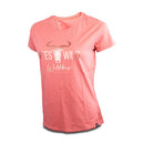 Wildebees WLA029 Coral Foils Stripe Tee