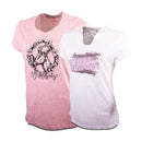 Wildebees WLA116/117 Twin Pack-Wreath/Paint Tee Shimmer/White Ladies