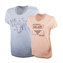 Wildebees WLA118/119 Ladies Twin Pack-Punch Out/Heart Tee