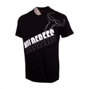 Wildebees WMA308 Black Diagonal Split Tech Tee
