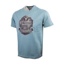 Wildebees WMA425 Cadet Blue Metal Shield Tee