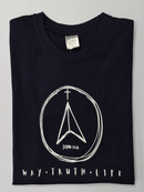 FRJ Mens Way,Truth,Life Navy T-Shirt